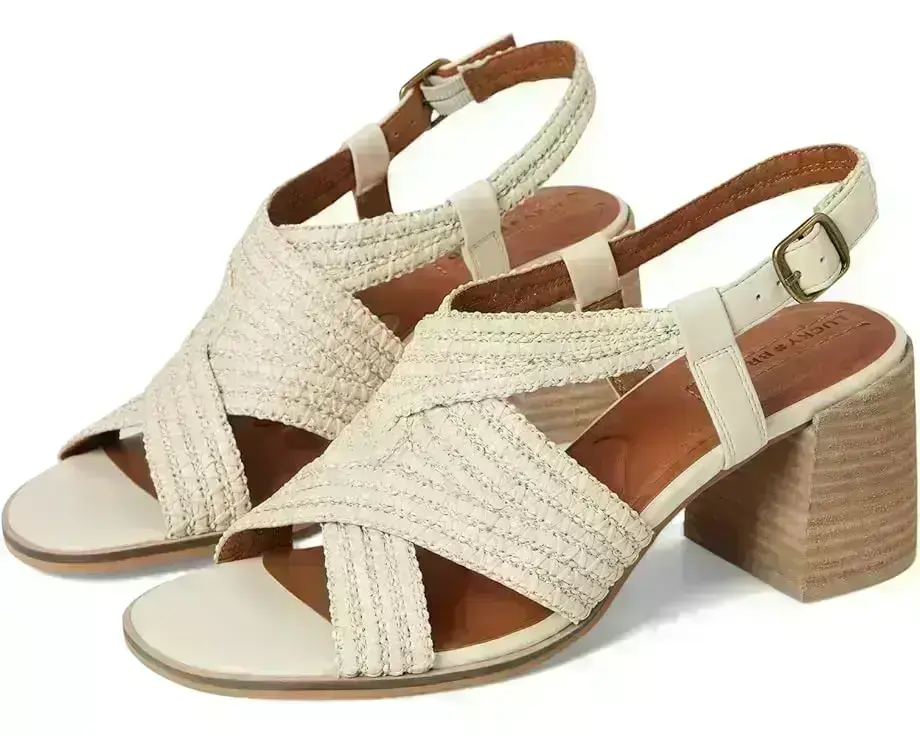 Women's Lucky Brand Sasina Cut Out Heeled Sandals