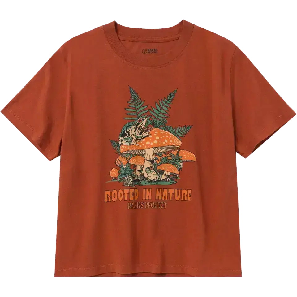 Women's Rooted in Nature Ferns Boxy Tee