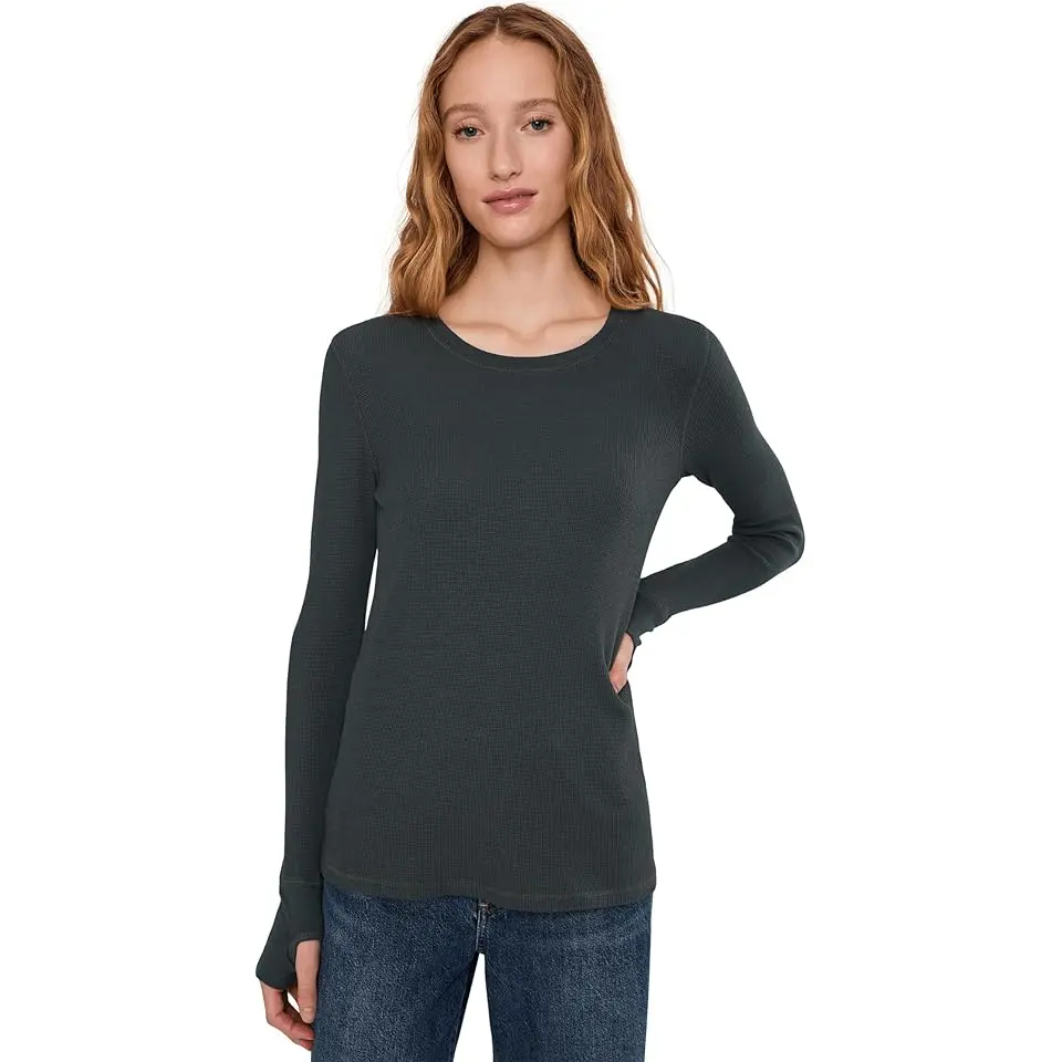 Long Sleeve With Thumbhole, Crewneck Tee