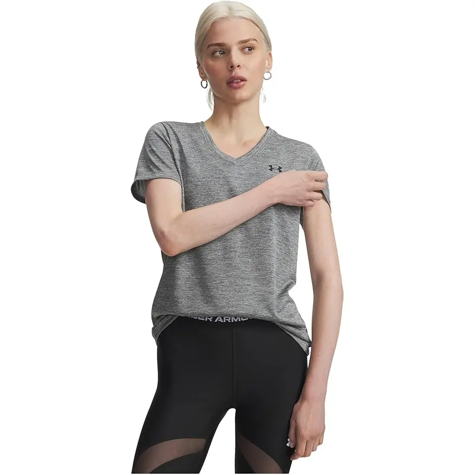Tech Short Sleeve V-Neck Twist