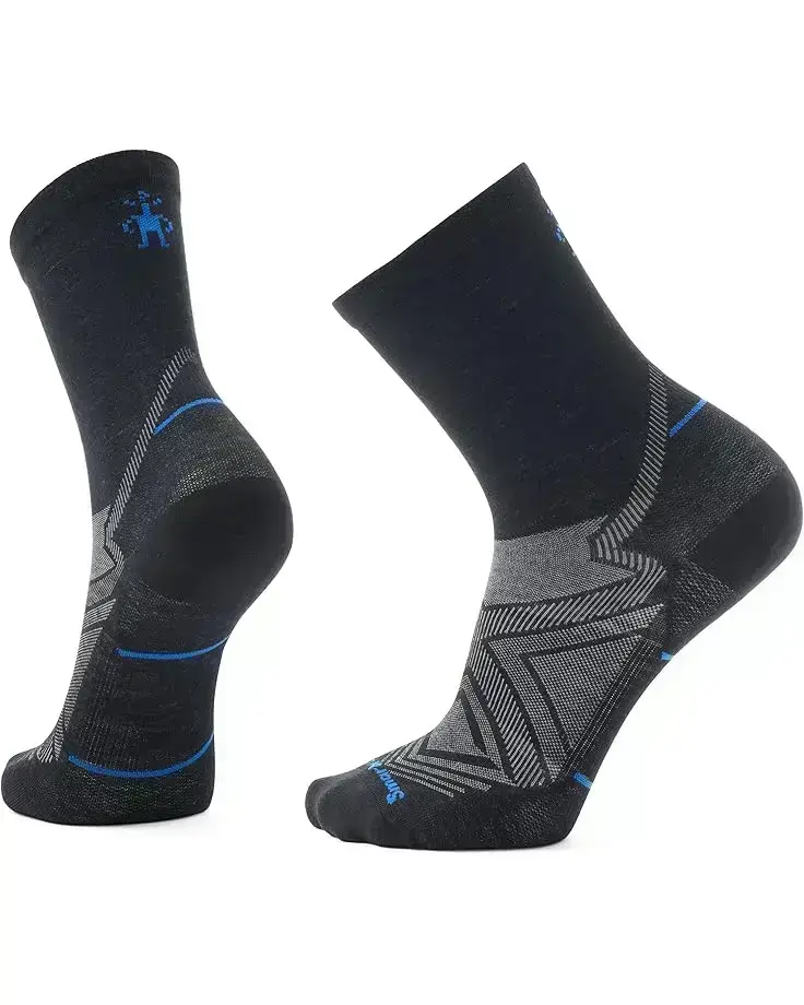 Men's Smartwool Run Zero Cushion Mid Crew Socks