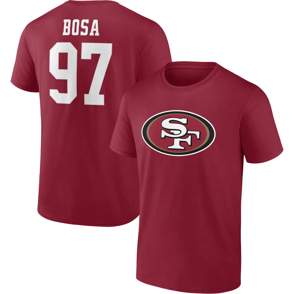 Men's 49ers Player Icon Name and Number Tee - Bosa