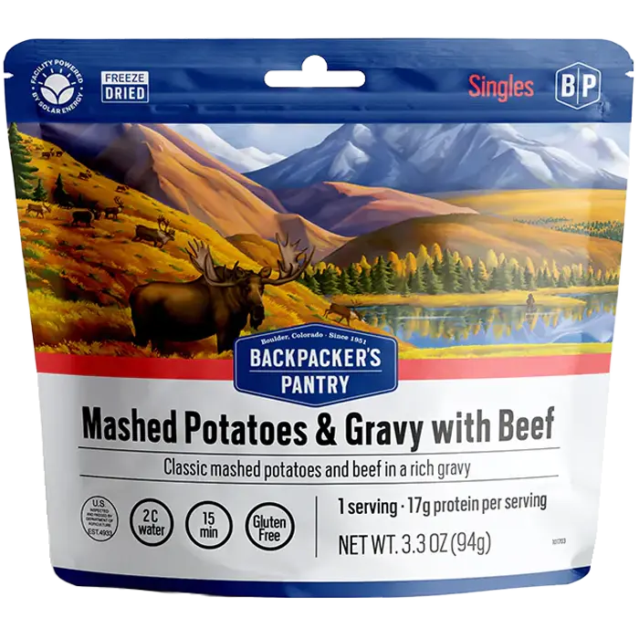 Mashed Potatoes and Gravy with Beef