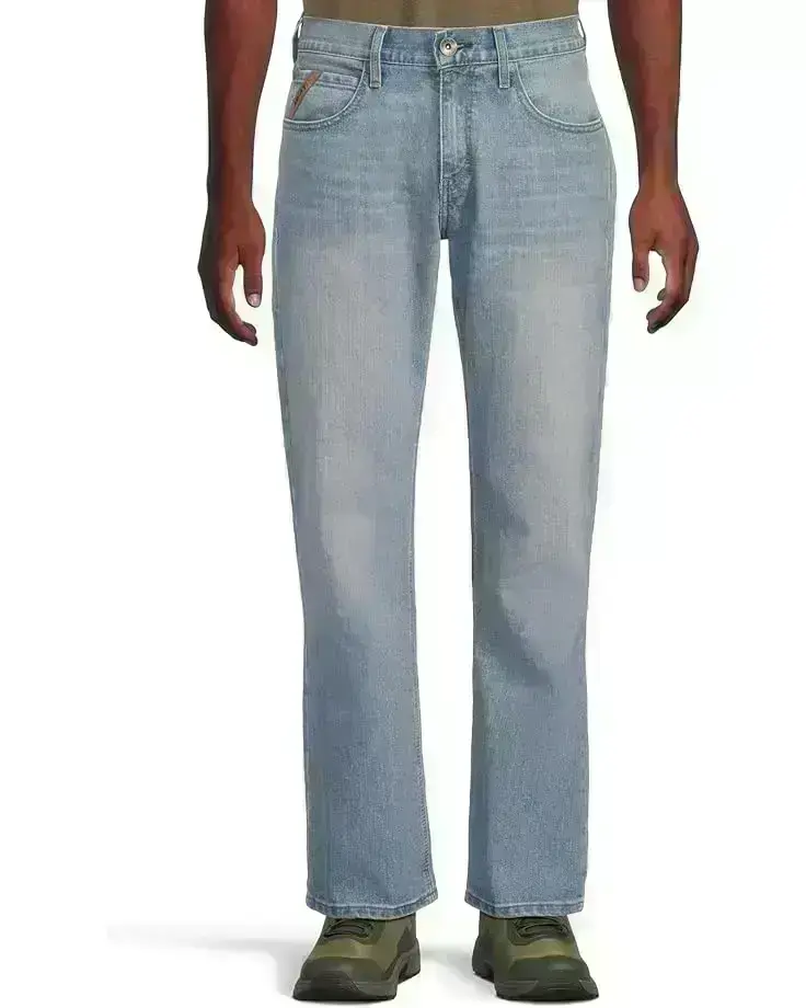 Men's Ariat M7 Performance Pro Ripped Straight Jeans in Lindo