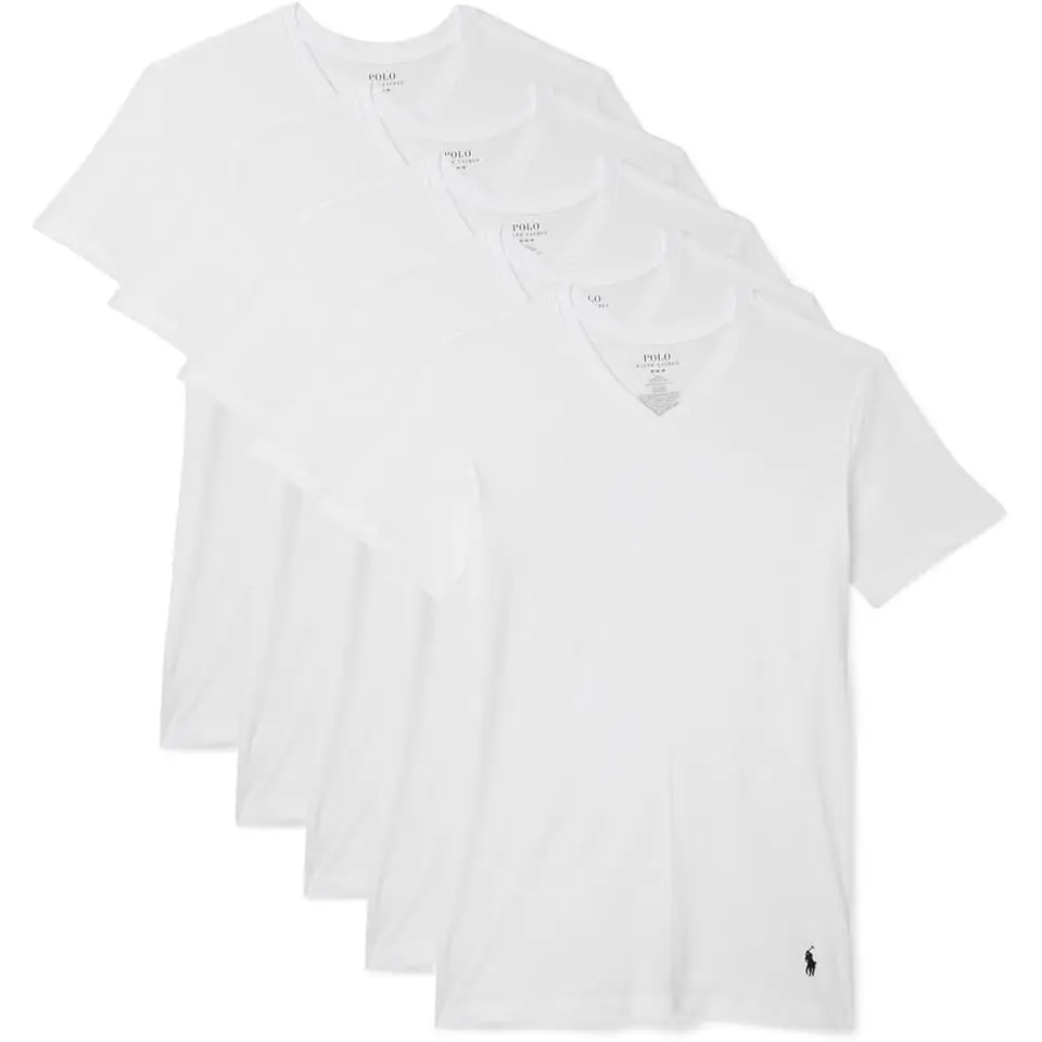5-Pack Slim Fit V-Necks