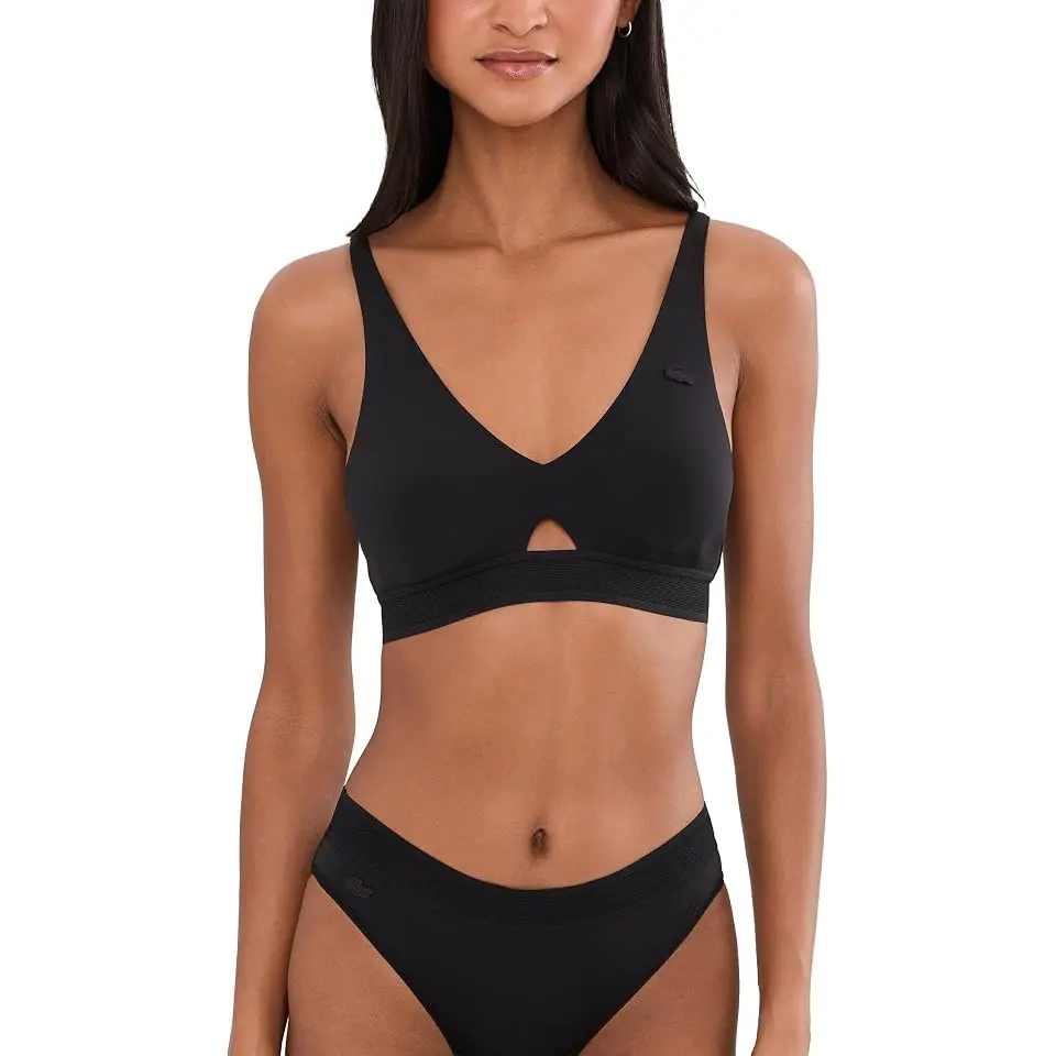 Perforated Band Microfiber Bra
