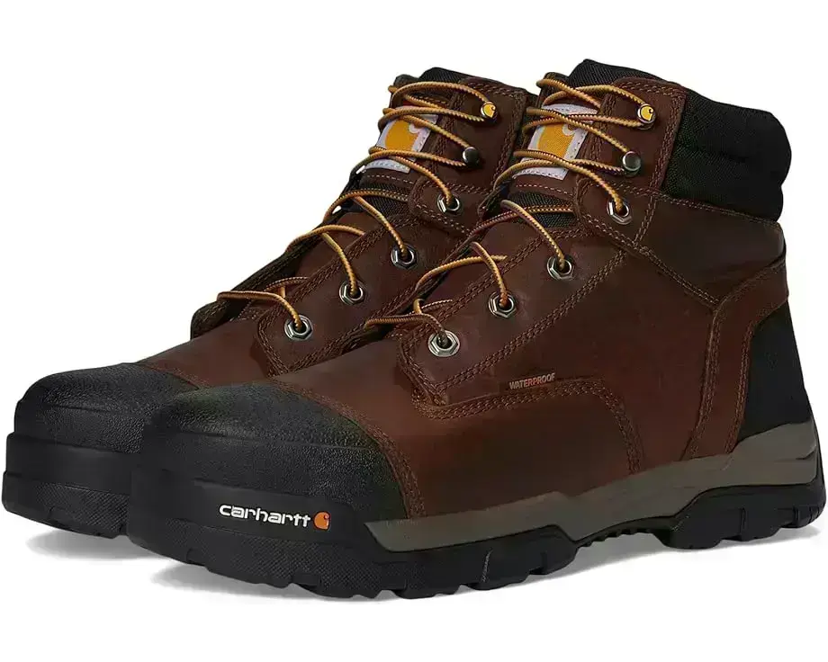 Men's Carhartt 6" Ground Force Waterproof Composite Toe Work Boots