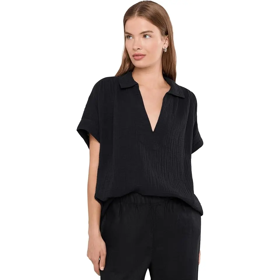 Dune Cotton Gauze Zoe Top