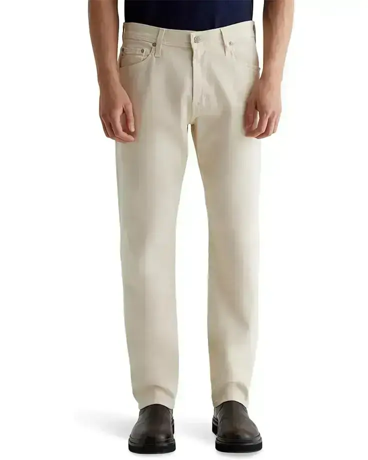 Men's AG Jeans Everett Slim Straight Jeans in 1 Year Ivory Cream
