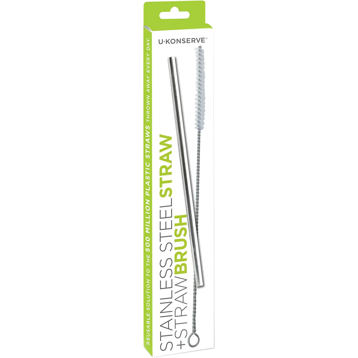 Stainless Steel Straw + Straw Brush