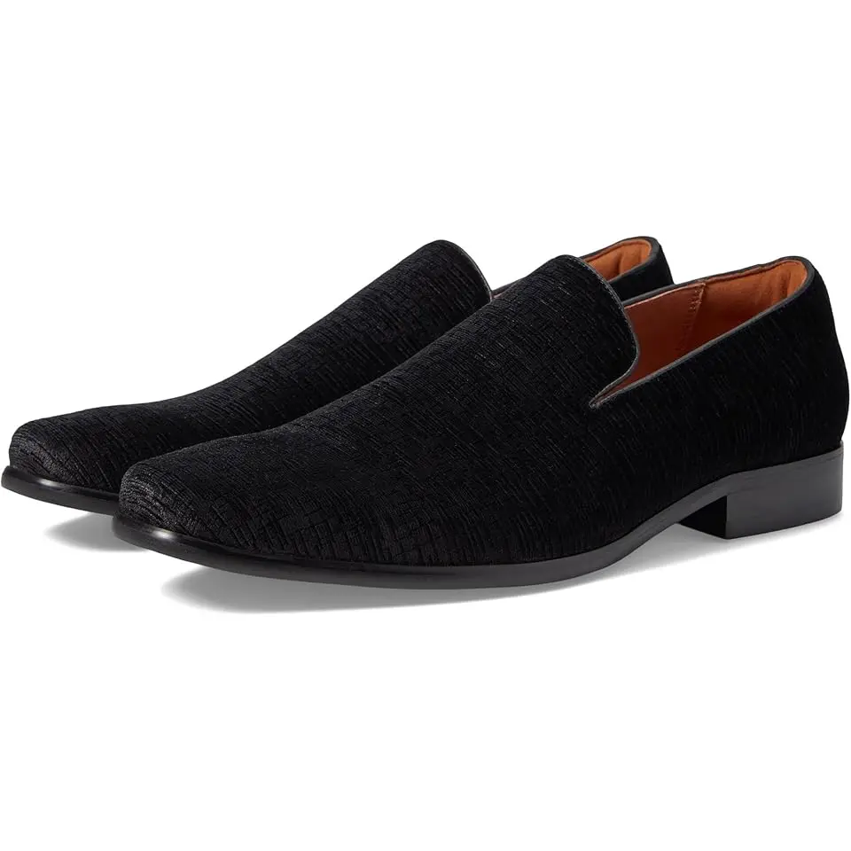 Postino Plain Toe Velvet Slip-On