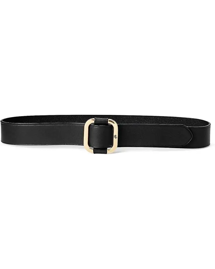 Women's Lauren Ralph Lauren Slide Buckle Leather Belt