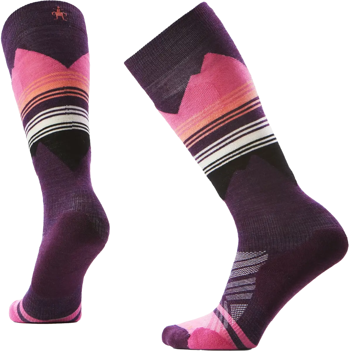 Women's Ski Targeted Cushion Pattern OTC Socks