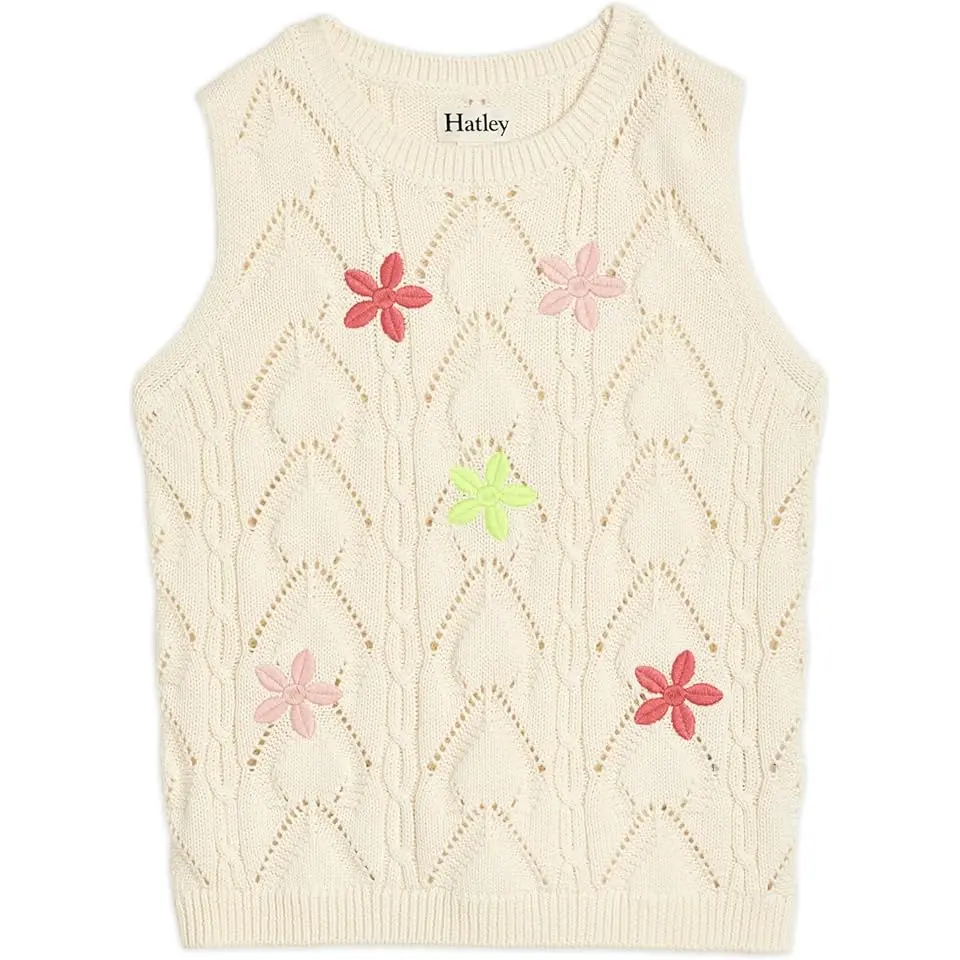 Delicate Flower Crochet Top (Toddler/Little Kid/Big Kid)