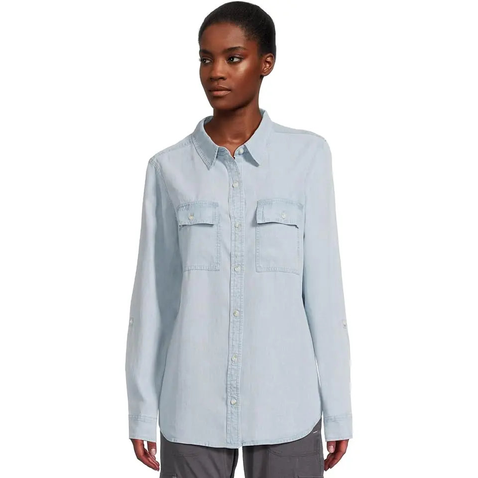Soft Washed Tencel Utility Shirt