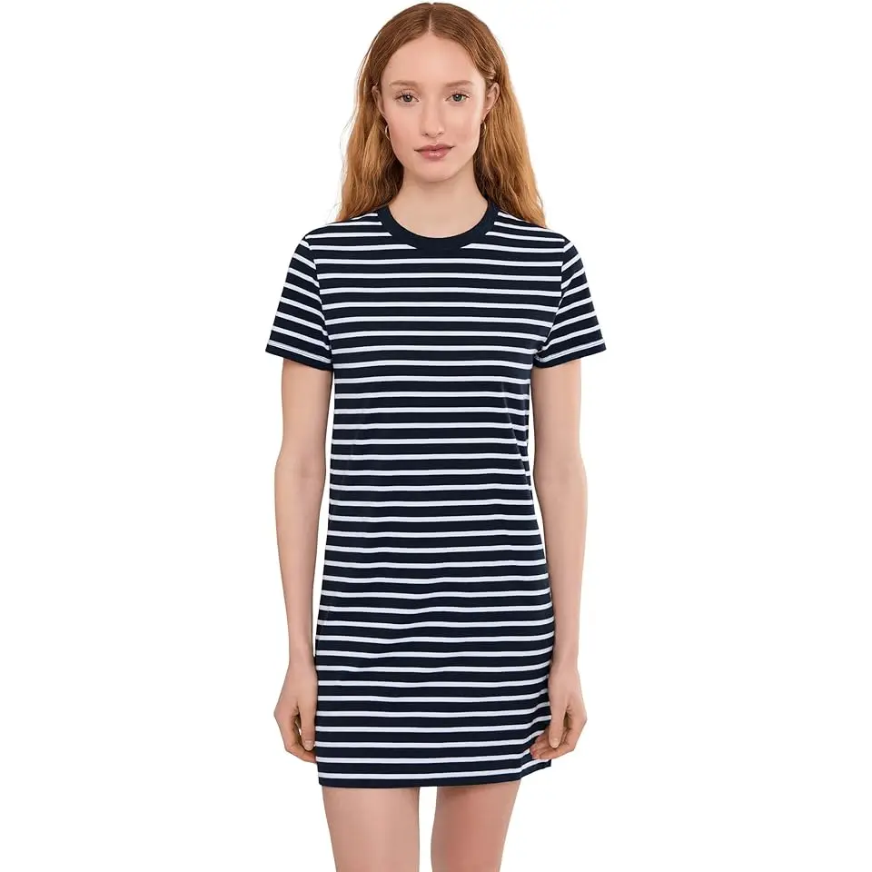 Mini Tee Dress in Stripe