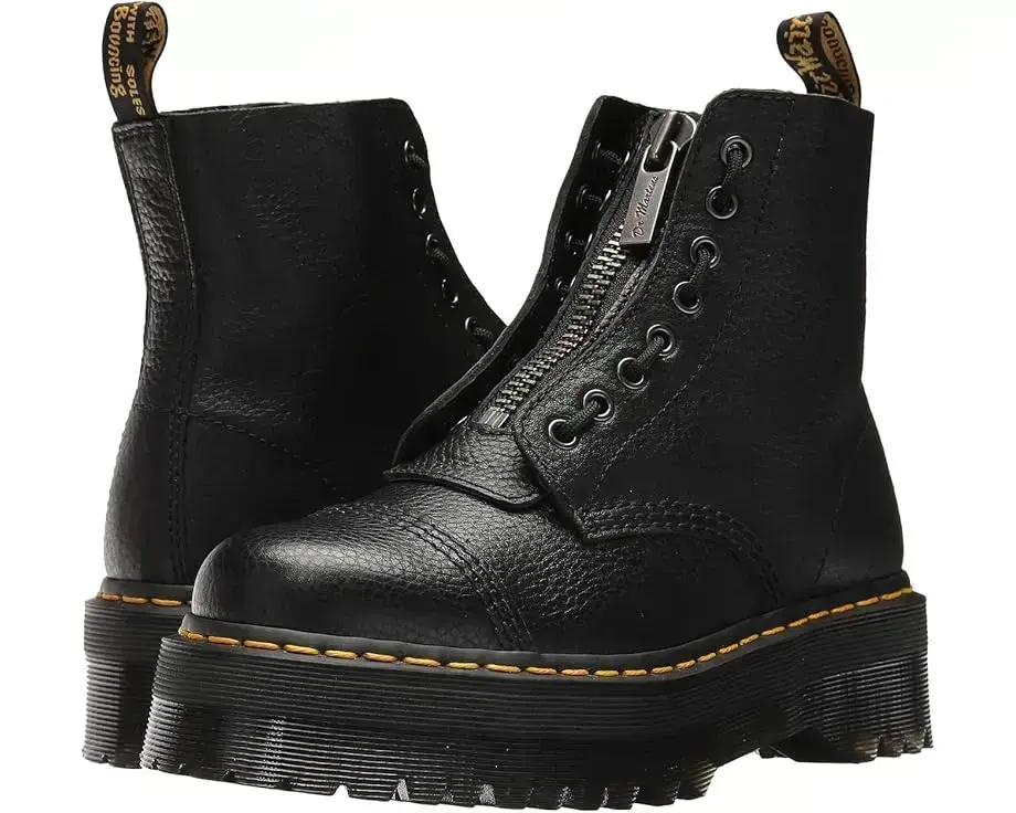 Women's Dr. Martens Sinclair Milled Nappa Leather Platform Boots
