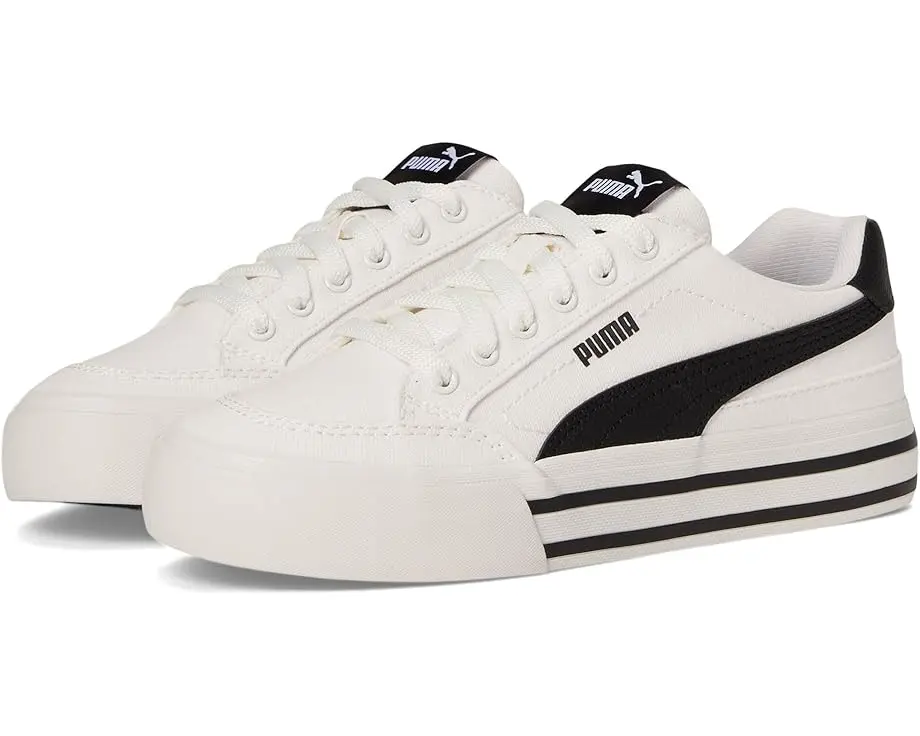 Puma Kids Court Classic Vulc Faux Suede Sneakers (Big Kid)