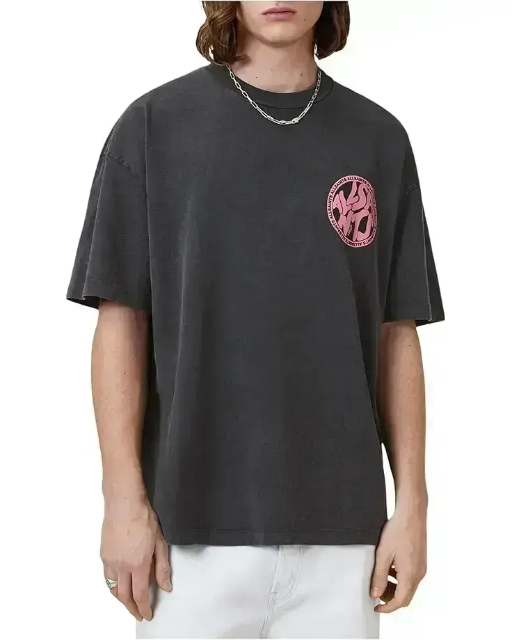 Men's AllSaints Distortion Short Sleeve Crew
