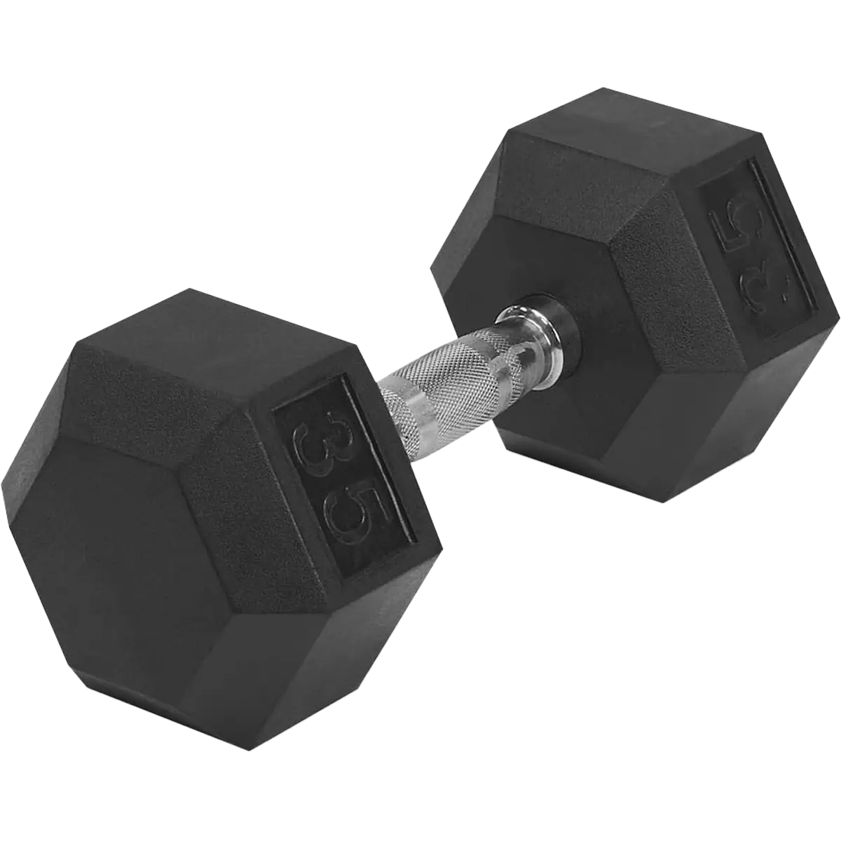 Rubber Hex Dumbbell 5 lb