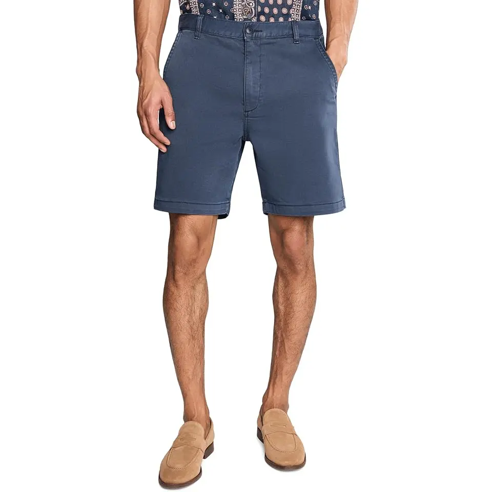 Knit Color Denim Shorts