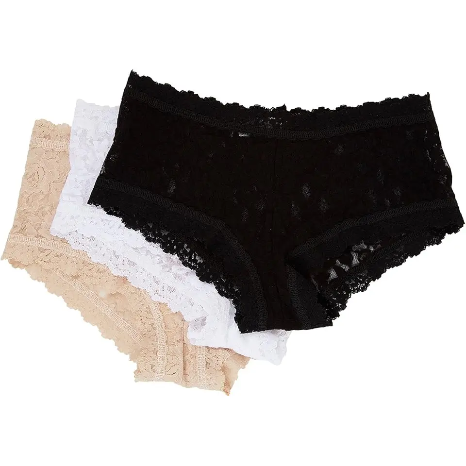 Signature Lace Boyshorts 3-Pack