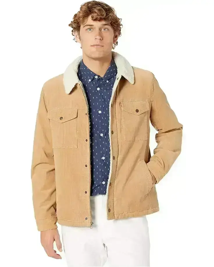 Men's Levi's® Two-Pocket Trucker with Soft Sherpa