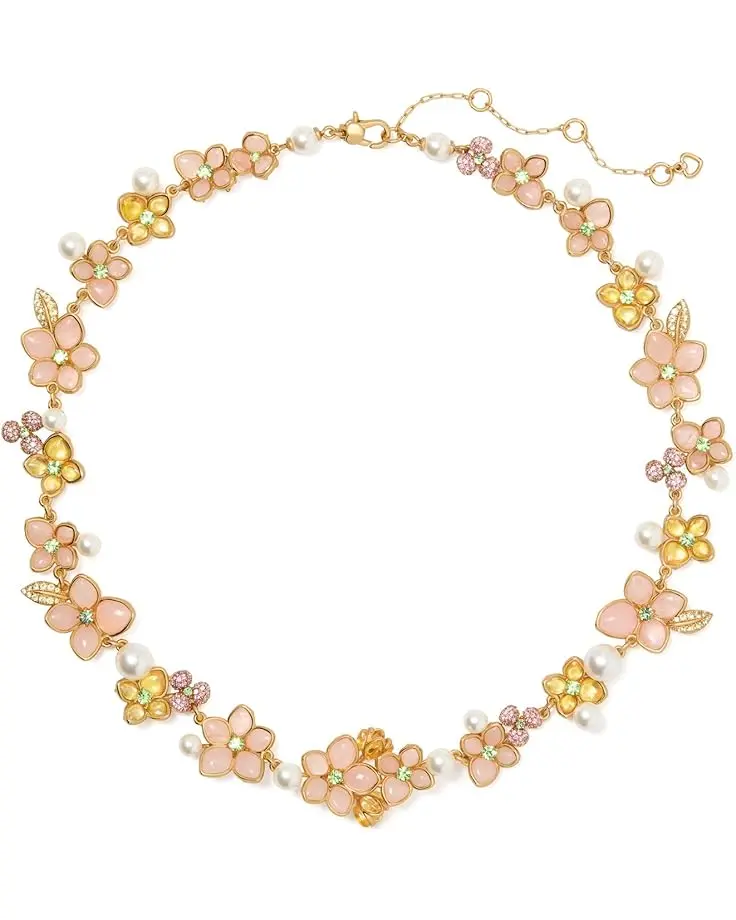 Women's Kate Spade New York Pastel Petals Statement Necklace