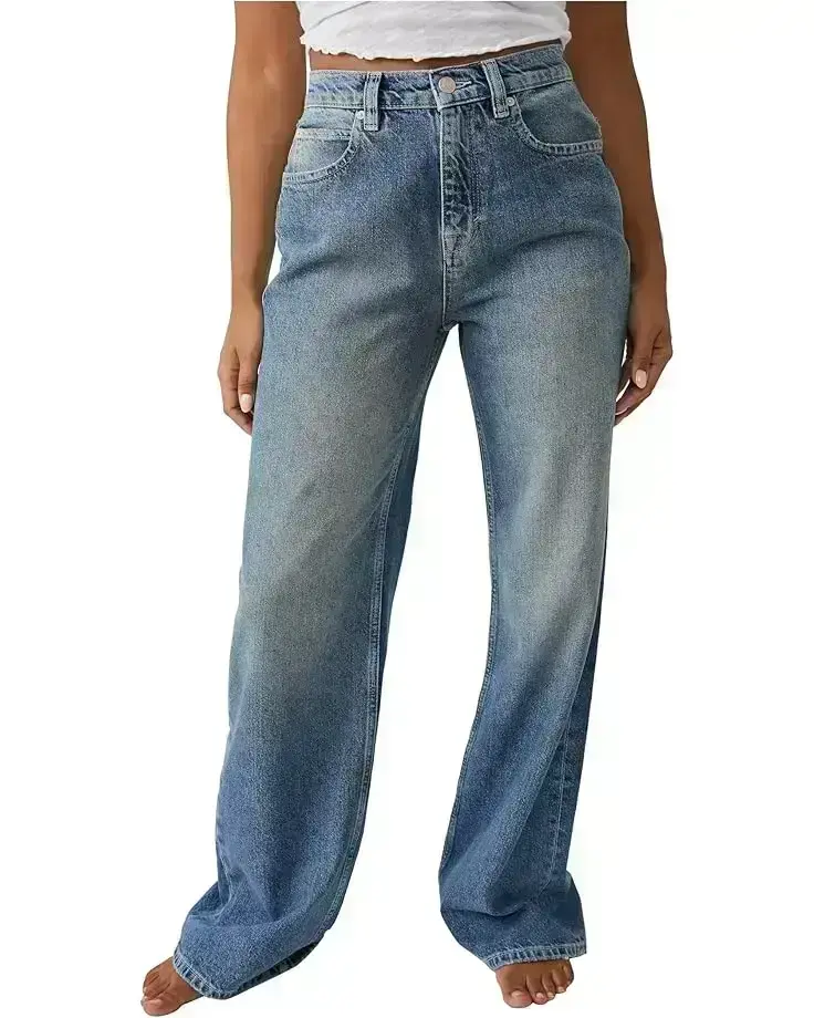 Women's Free People Tinsley Baggy High-Rise Skinny