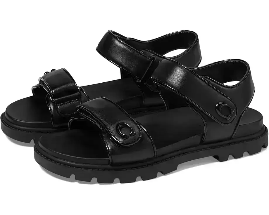 Women's COACH Brynn Leather Sandal