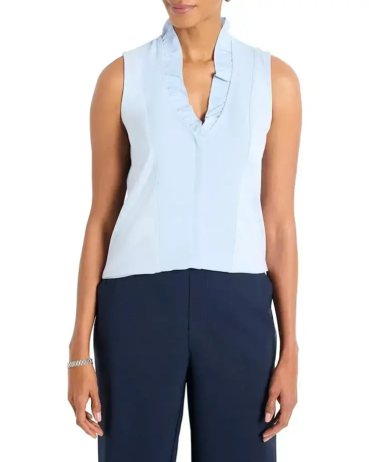 Women's NIC+ZOE Petite Ruffled Around Tank