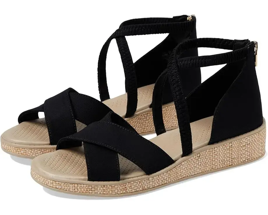 Women's Bzees Bali Sand Strappy Wedge Sandals