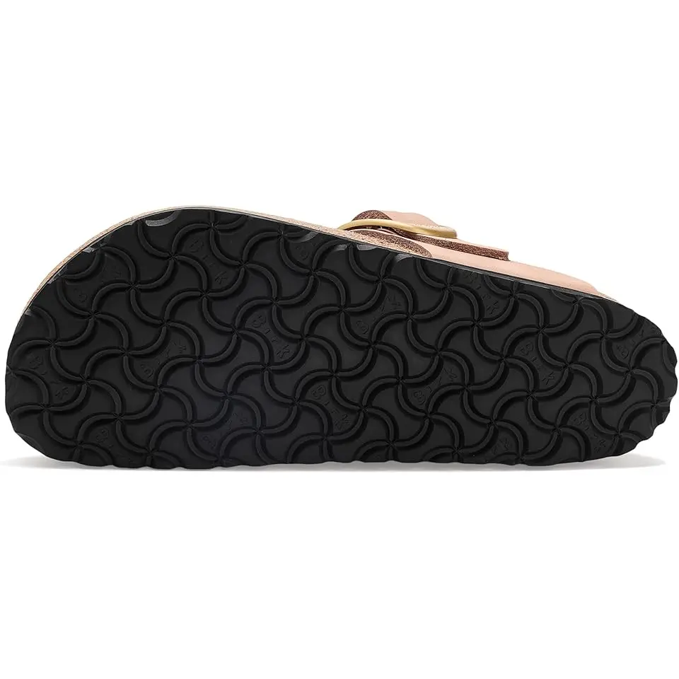 Gizeh Big Buckle Printed Footbed - Nubuck