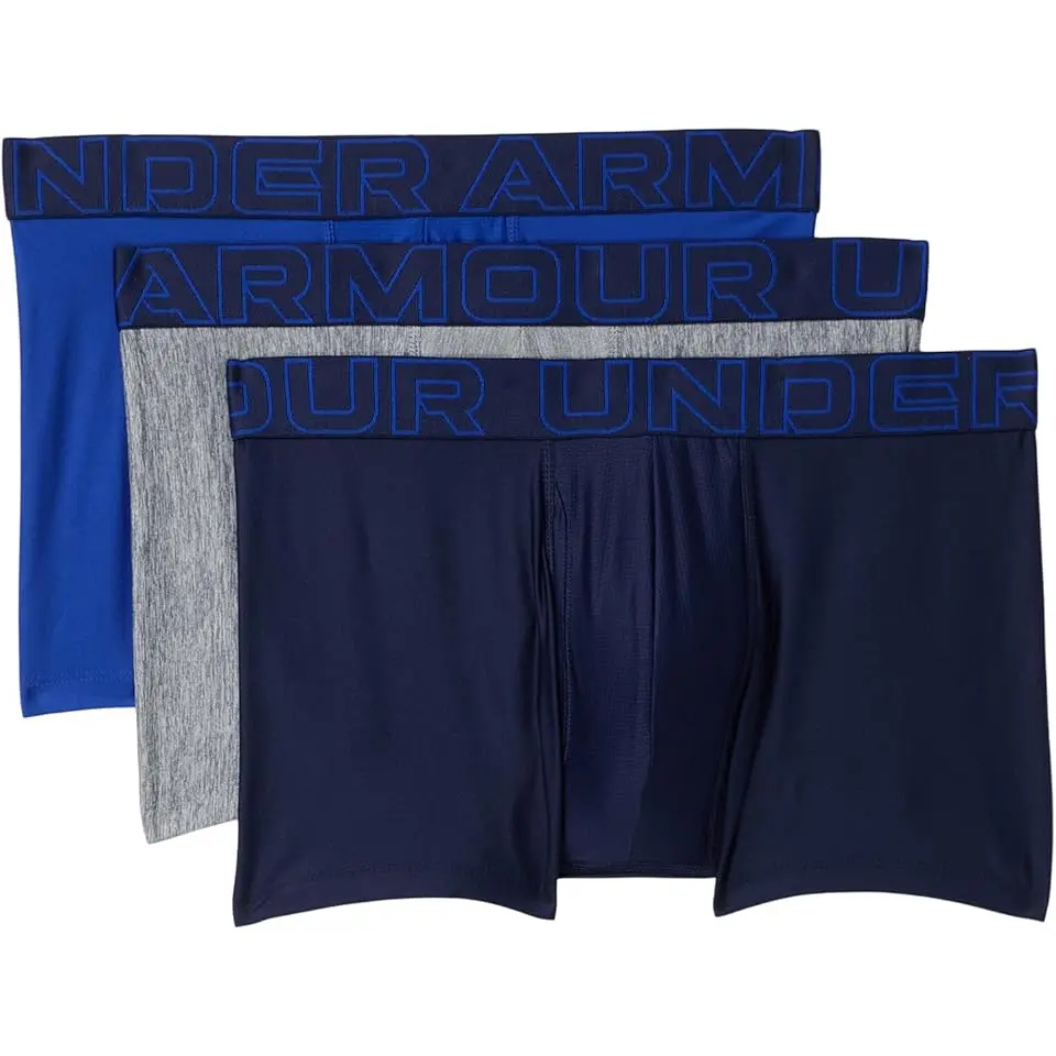 3-Pack Performance Tech Solid 3" Boxer Briefs