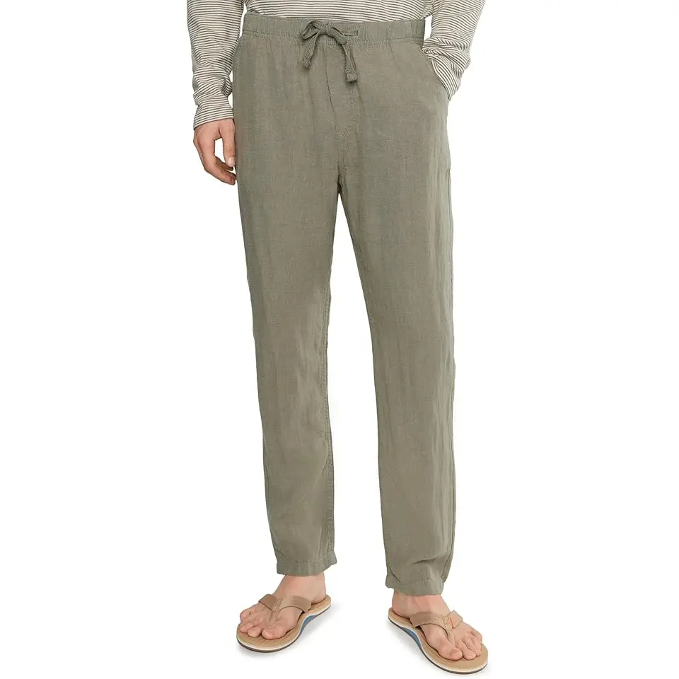 Linen Drawstring Pants