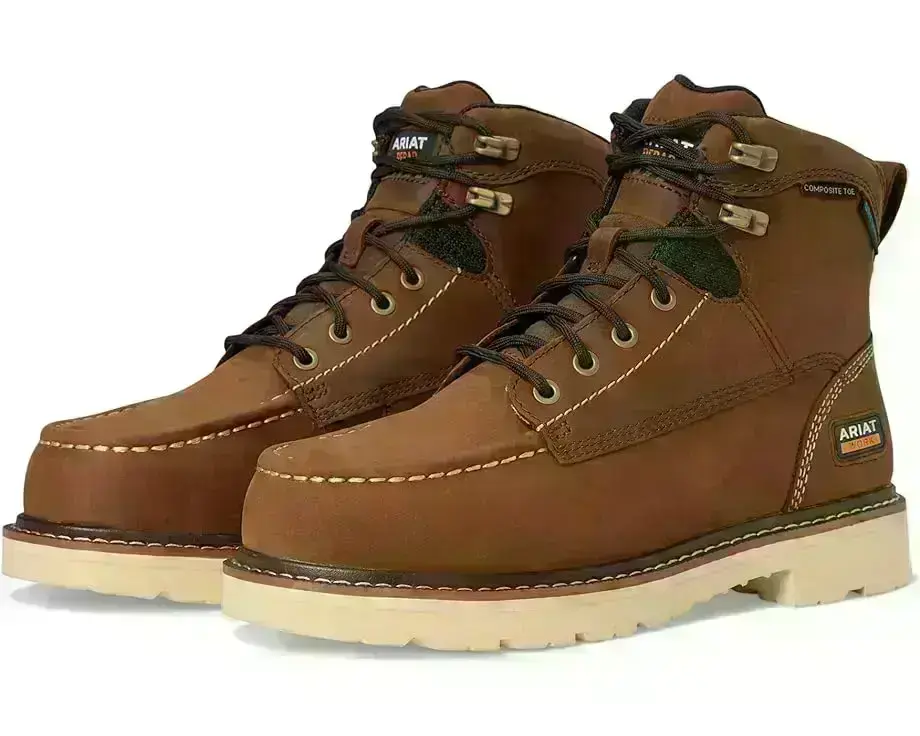 Men's Ariat Rebar Lift 6" Waterproof Composite Toe Work Boots