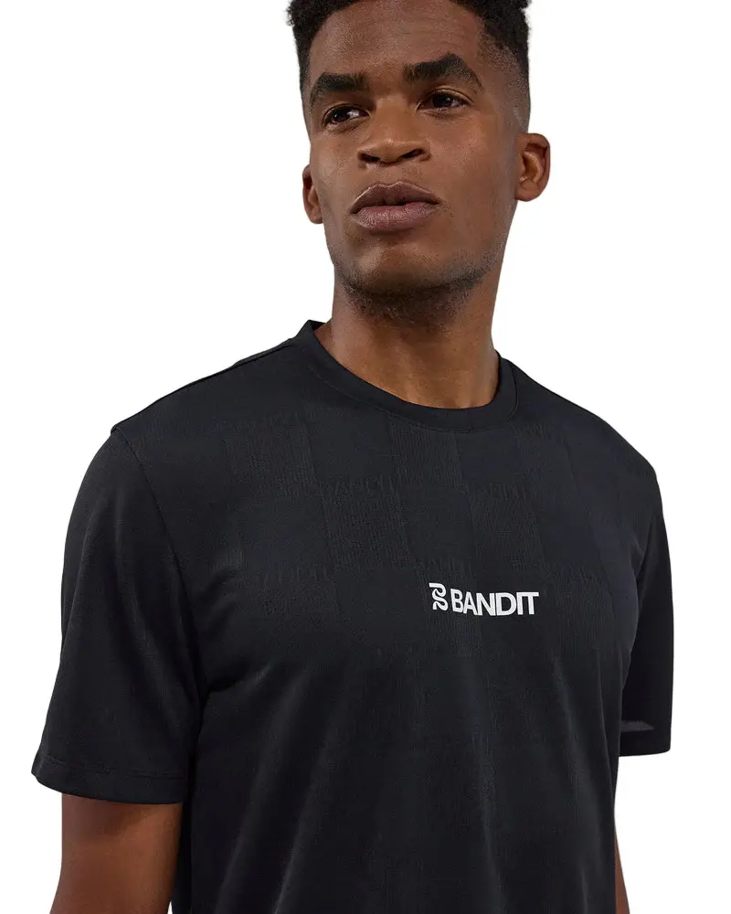 Cheque Jacquard Short Sleeve Tee