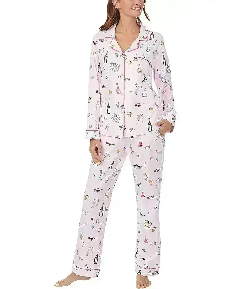 Women's Bedhead PJs Organic Cotton Long Sleeve Classic PJ Set