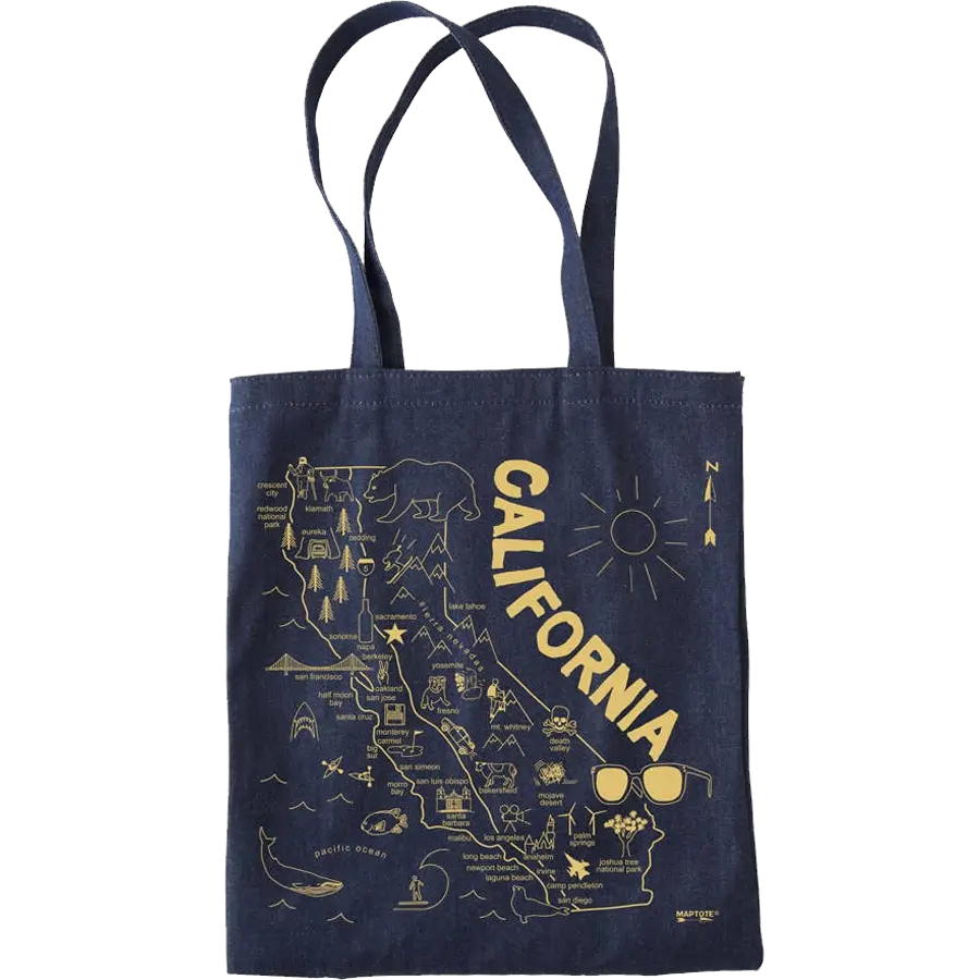 California Denim Tote
