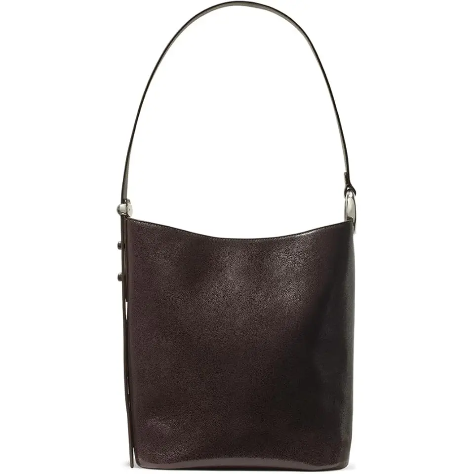 Halo Glazed Leather Bucket
