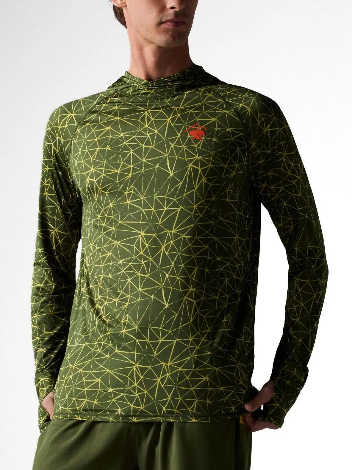 rabbit Men's UPF Deflector 2.0 Chive Trails