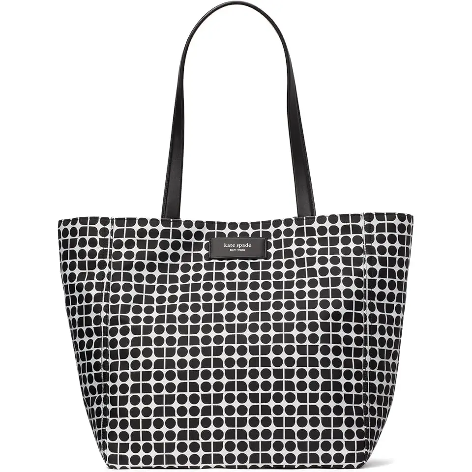 Noel Printed Fabric Large Tote