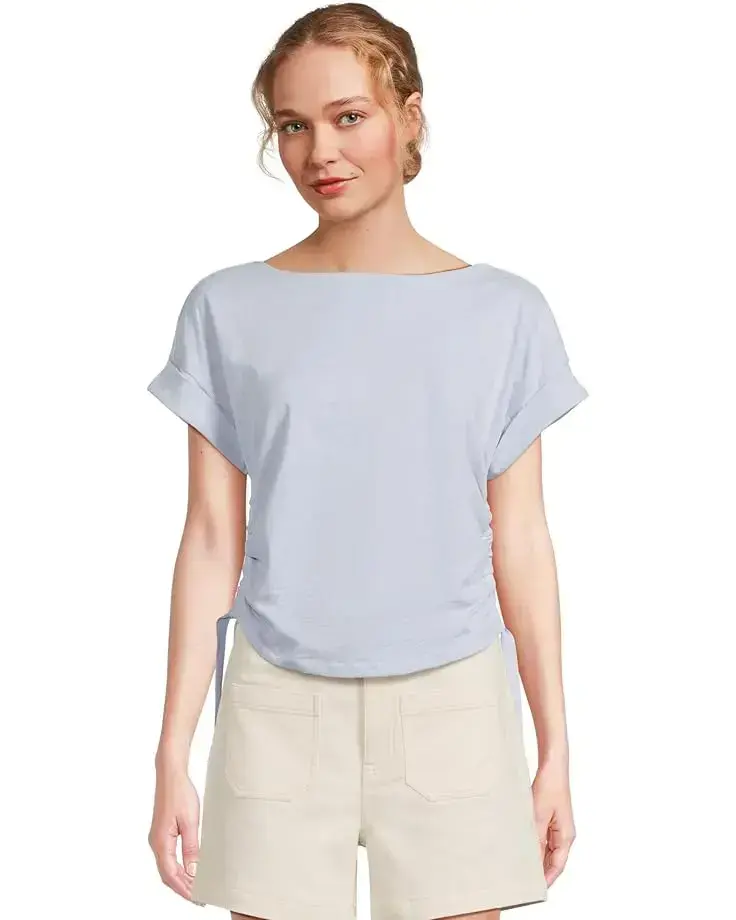 Women's Lilla P Ruched Side Boatneck