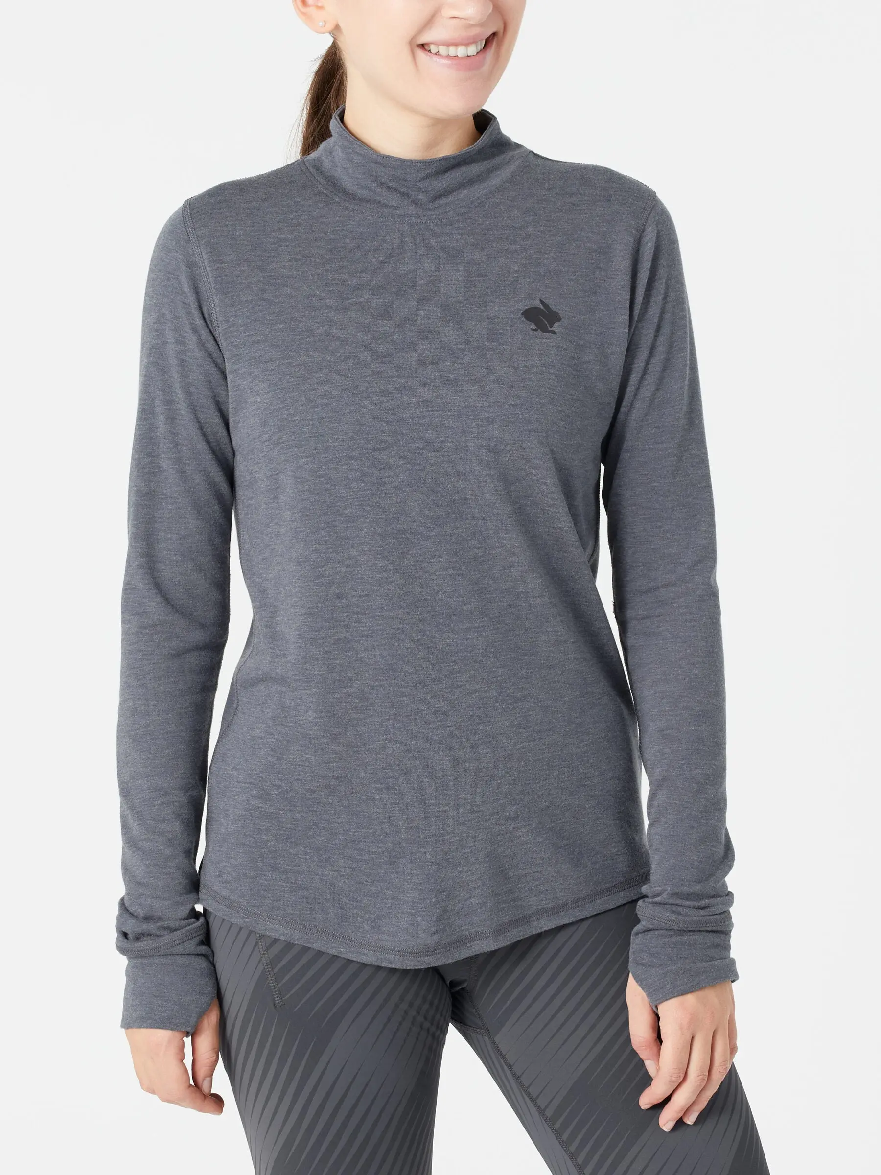 rabbit Women's Outrun Mock Neck Long Sleeve