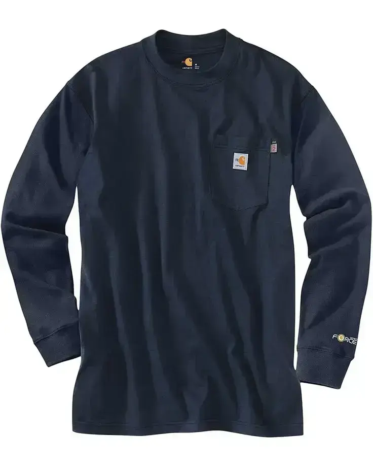 Men's Carhartt Big & Tall Flame-Resistant Force Cotton Long Sleeve T-Shirt