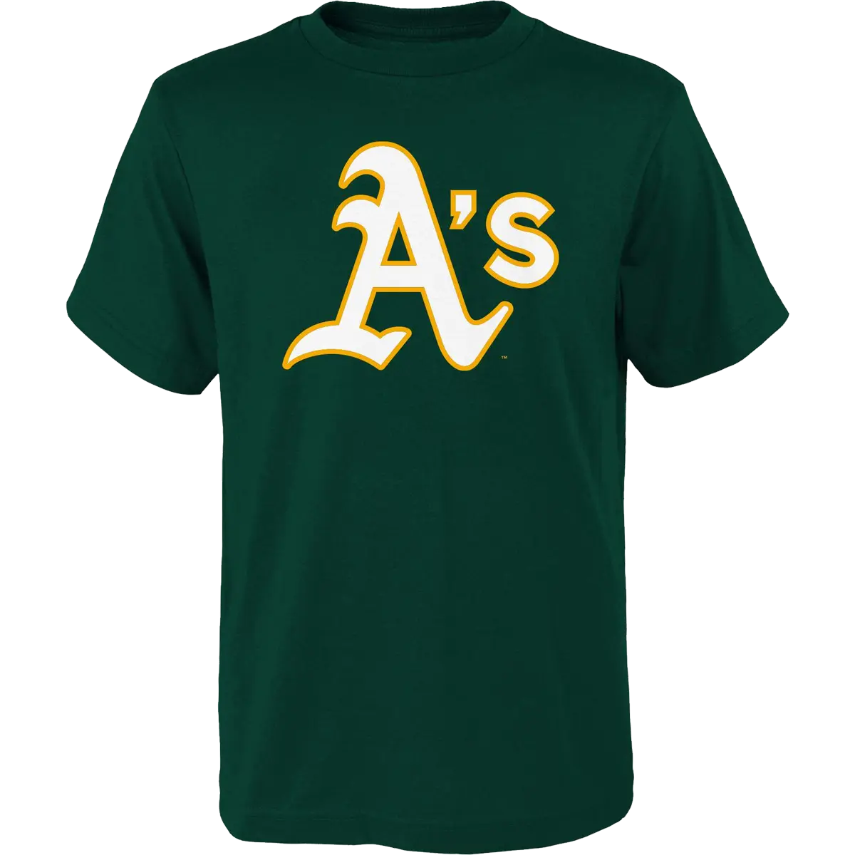 Youth A's Primary Logo Short Sleeve Tee