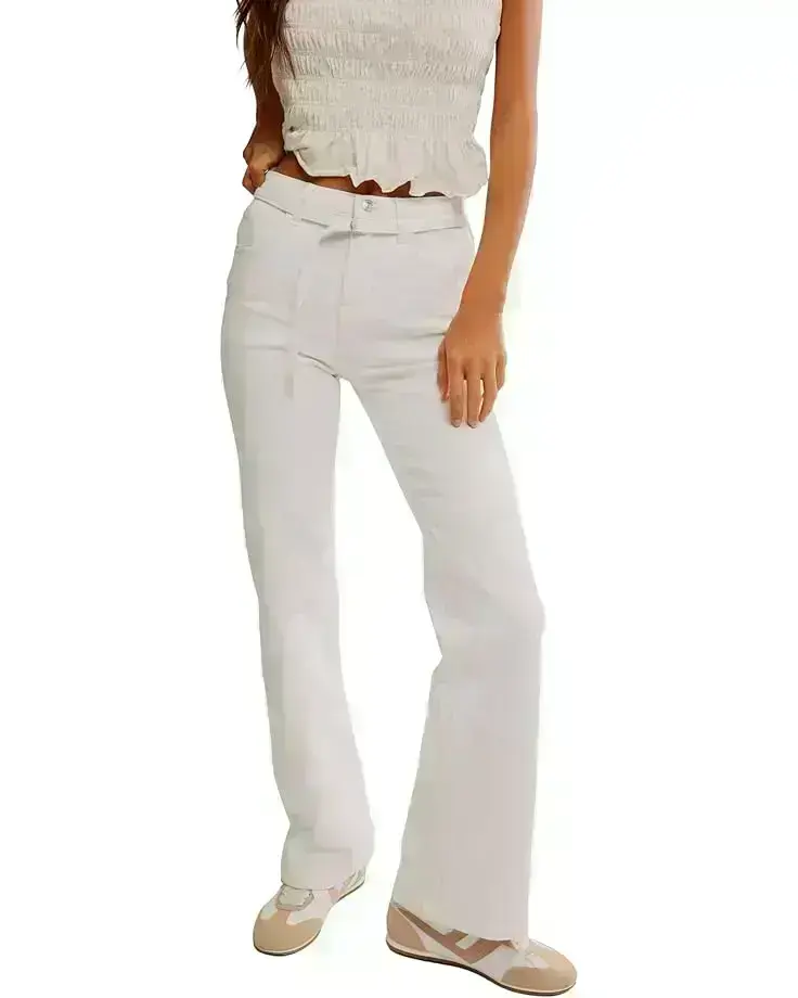 Women's Free People Sabine Slim A Line Jeans
