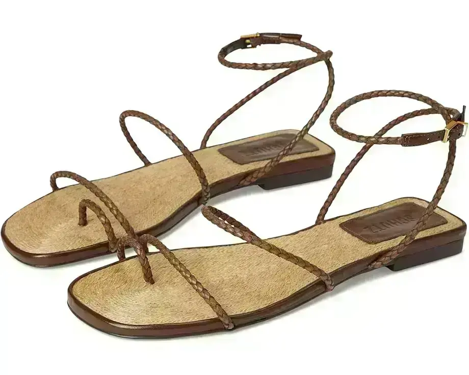 Women's Schutz Kaya Straw Flat