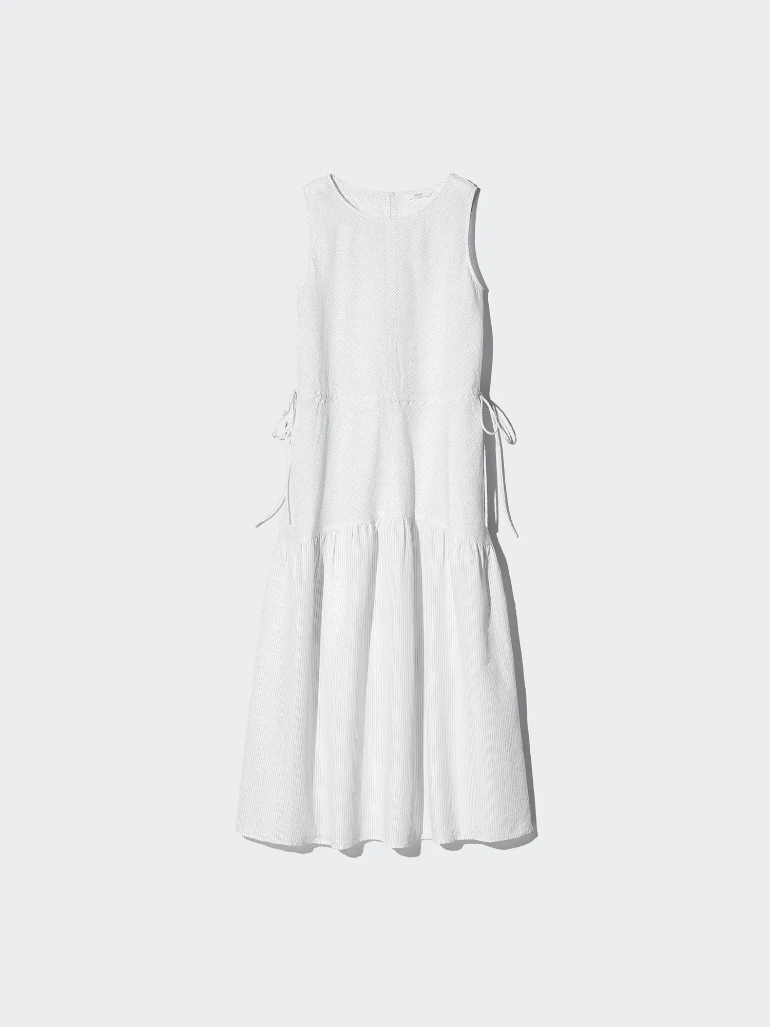 Women's Linen Blend Tiered Dress