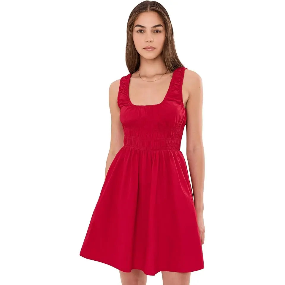 Coastal Poplin Sunseeker Mini Dress